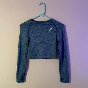 Vital seamless long sleeve crop top